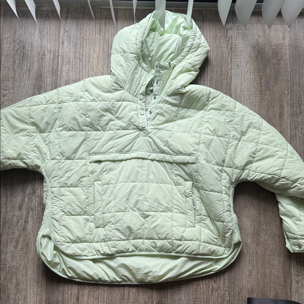 Free People Pippa Packable Pullover Puffer Jacket (Green)